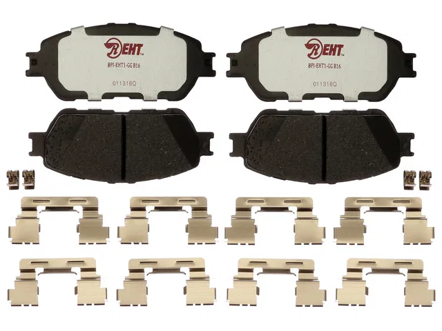EHT906AH – R/M BRAKES Brake Pad, OE Replacement Hybrid Technology With Hardware